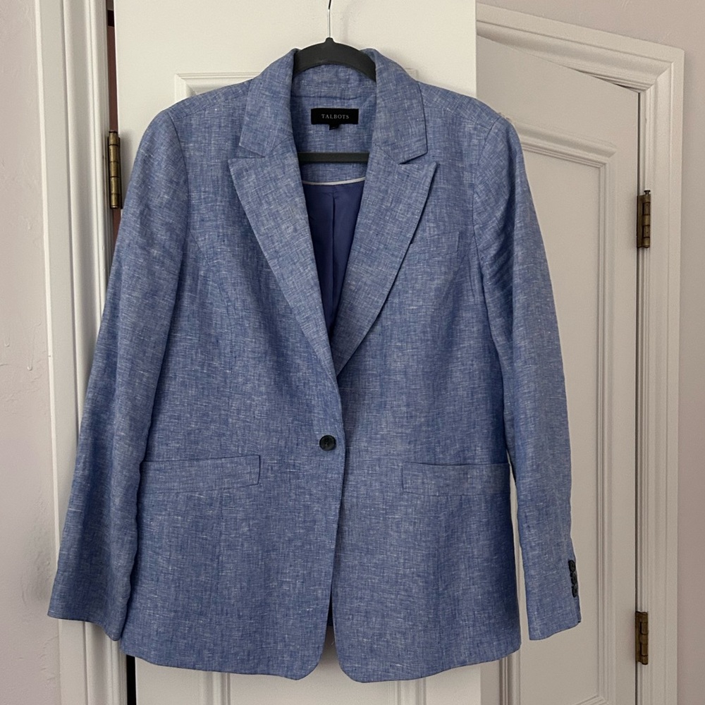 Talbots Light Blue Women's Blazer